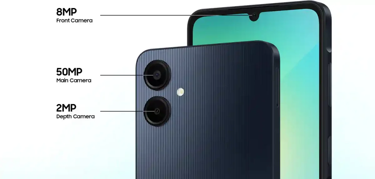 خرید و قیمت سامسونگ Galaxy A06 - دوربین