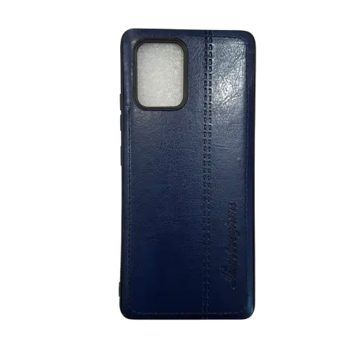 قاب یا کاور ژله ای طرح چرم گوشی موبایل سامسونگ Galaxy 91 / M80s