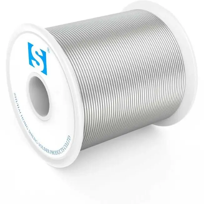 سیم لحیم (قلع) وزن 500 گرمی درصد 63/37 برند S به قطر 0.8 میلیمتر