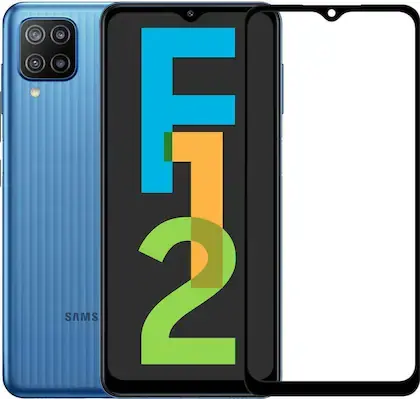 محافظ صفحه نمایش شیشه ای درجه یک Samsung Galaxy F12 5G Full Cover