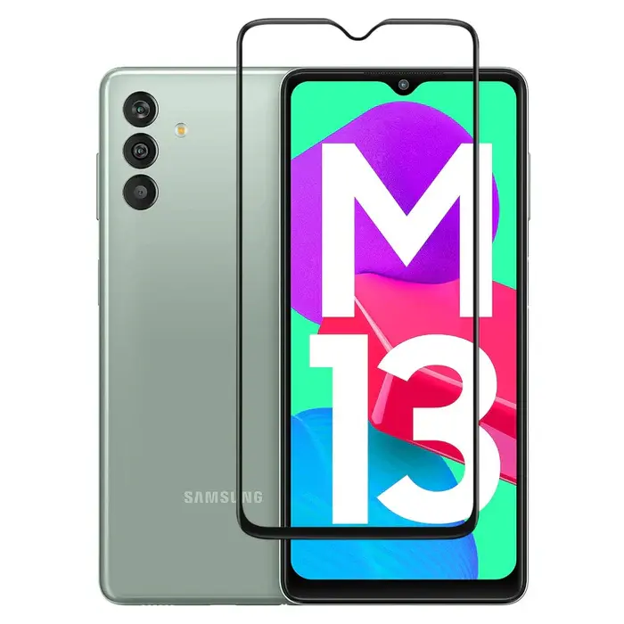 محافظ صفحه نمایش شیشه ای درجه یک Samsung Galaxy M13 Full Cover